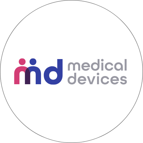 MD Medical devices Logo in circle